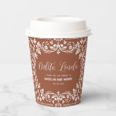 Cielito Lindo Mexican Papel Picado Talavera Pappbecher (Rückseite)