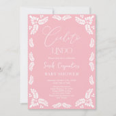Cielito Lindo Papel Picado Baby Shower Girl Einladung (Vorderseite)