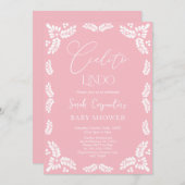 Cielito Lindo Papel Picado Baby Shower Girl Einladung (Vorne/Hinten)