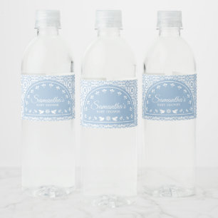 Cielito Lindo Papel Picado Baby Shower Wasserflaschenetikett