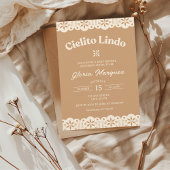 Cielito Lindo Papel Picado Neutral Baby Dusche Einladung