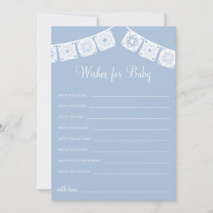 Cielito Lindo Papel Picado wünscht sich eine Babyk Einladung