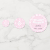 Cielito Lindo Pink Baby Showtisch Confetti Konfetti (Vorderseiten)