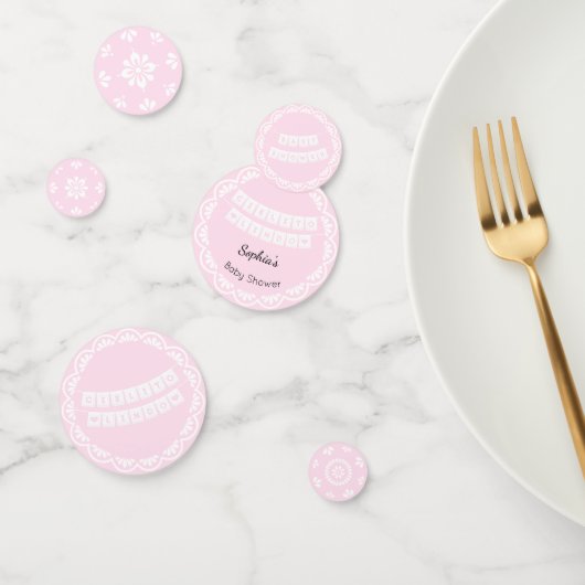 Cielito Lindo Pink Baby Showtisch Confetti Konfetti (Gruppe)