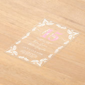 Cielito Lindo Quinceanera Acryleinladungen (Ablage )