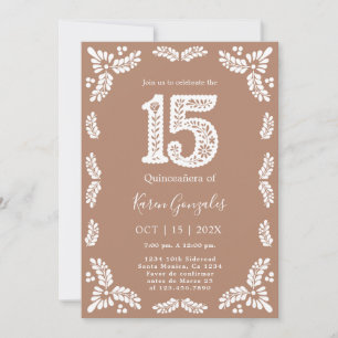 Cielito Lindo Quinceanera Einladung