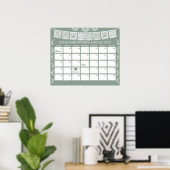 Cielito Lindo Rate den Geburtstermin-Kalender Poster (Heimbüro)