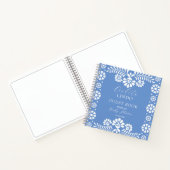 Cielito lindo staubblaues mexikanisches Gästebuch Notizblock (Innenseite)