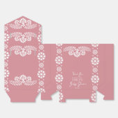 Cielito lindo staubige Pink-Babydusche bevorzugt Geschenkschachtel (Ungefaltet)