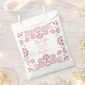 Cielito lindo staubige rosa mexikanische Babydusch Geschenktütchen (Ausgeschnitten)