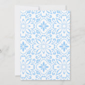 Cielito Lindo Talavera Mexican Baby Shower Einladung (Rückseite)