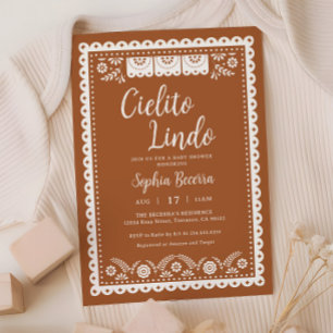 Cielito Lindo Talavera Mexican Baby Shower Einladung