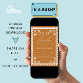 Cielito Lindo Talavera Mexican Baby Shower Einladung