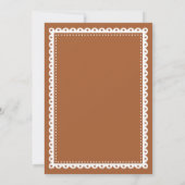 Cielito Lindo Talavera Mexican Baby Shower Einladung (Rückseite)