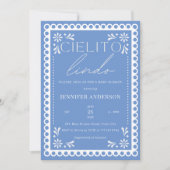Cielito Lindo Talavera Mexican Baby Shower Einladung (Vorderseite)