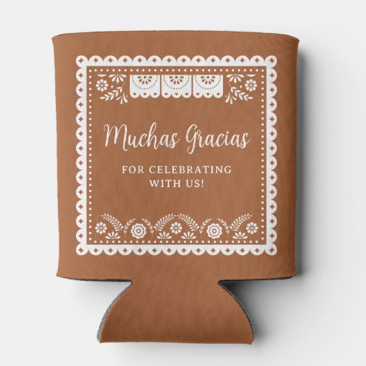 Cielito Lindo Talavera Mexican Baby Shower Favorit Dosenkühler (Rückseite)