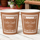 Cielito Lindo Talavera Mexican Baby Shower Pappbecher