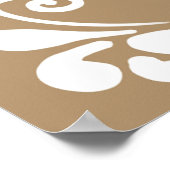 Cielito Lindo Talavera Mexican Baby Shower Willkom Poster (Ecke)