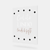 Cielito Lindo Talavera Mexican Fiesta Baby Shower Acrylschild (Winkel)