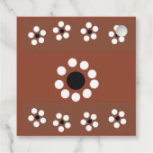 Cielito Lindo Talavera Mexican Fiesta Baby Shower Geschenkanhänger (Rückseite)