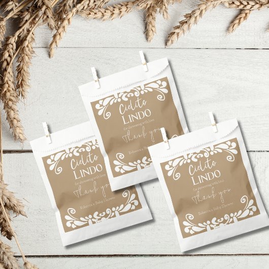 Cielito Lindo Talavera Mexican Fiesta Baby Shower Geschenktütchen