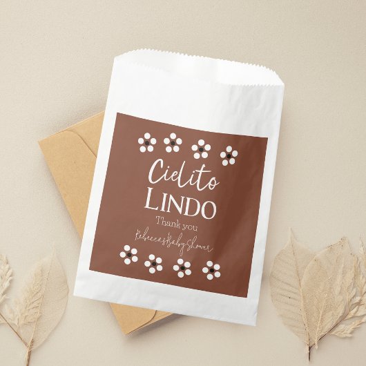 Cielito Lindo Talavera Mexican Fiesta Baby Shower Geschenktütchen
