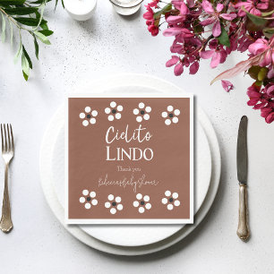 Cielito Lindo Talavera Mexican Fiesta Baby Shower Serviette