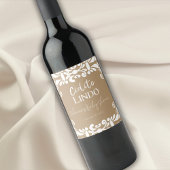 Cielito Lindo Talavera Mexican Fiesta Baby Shower Weinetikett