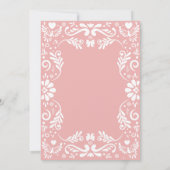 Cielito Lindo Talavera Mexican Girl Baby Shower Einladung (Rückseite)