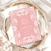 Cielito Lindo Talavera Mexican Girl Baby Shower Einladung