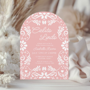 Cielito Lindo Talavera Mexican Girl Baby Shower Einladung