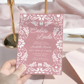 Cielito Lindo Talavera Mexican Girl Baby Shower Einladung