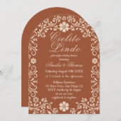 Cielito Lindo Terracotta Beige Baby Shower Einladung (Vorne/Hinten)