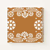 Cielito lindo terracotta Mexikanisches Gästebuch Notizblock (Rückseite)