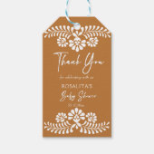 Cielito lindo terracotta Mexiko Babydusche Geschenkanhänger (Vorderseite)