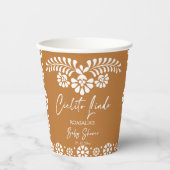 Cielito lindo terracotta Mexiko Babydusche Pappbecher (Vorderseite)