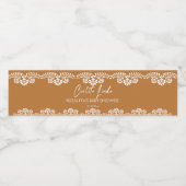 Cielito lindo terracotta Mexiko Babydusche Wasserflaschenetikett (Einzelnes Label)