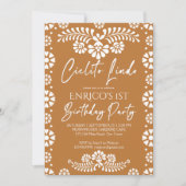 Cielito lindo terracotta Mexiko Geburtstagsparty Einladung (Vorderseite)