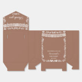 Cielito Lindo Terrakotta-Geschenkbox für Baby-Part Geschenkschachtel (Ungefaltet)