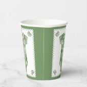 Cielito Lindosage grüne Babykarosseriebucht Babydu Pappbecher (Rechts)