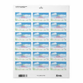 Cielo 02 - Etikett Adressaufkleber (Vorne)