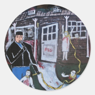 CIELO DRIVE RUNDER AUFKLEBER