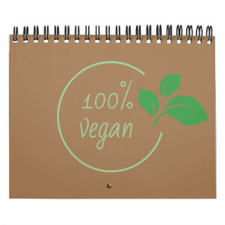 Cien por ciento vegano | One hundred percent vegan Kalender