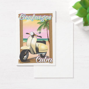 Cienfuegos City Kubanisches Reiseplakat