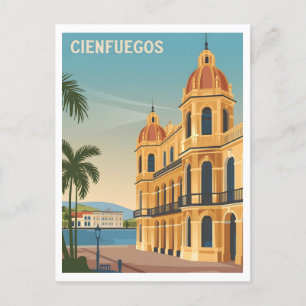 Cienfuegos Kuba Vintag Postkarte