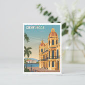 Cienfuegos Kuba Vintag Postkarte (Stehend Vorderseite)