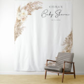 CIERA Bohemisch Pampas Grass Baby Dusche Wandteppich (Beispiel)