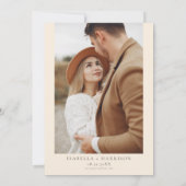 CIERA Boho Dry Pampas Grass Save the Date Einladung (Rückseite)