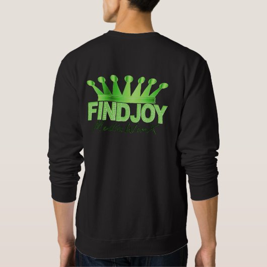 Ciera Rogers abstraktes Sweatshirt (Rückseite)