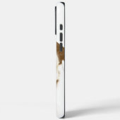 Cigar Aficionado Grumpy Puggy mit Cigar Case-Mate iPhone Hülle (Rückseite / Links)